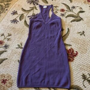 Aritzia Sunday Best Purple Knit Dress